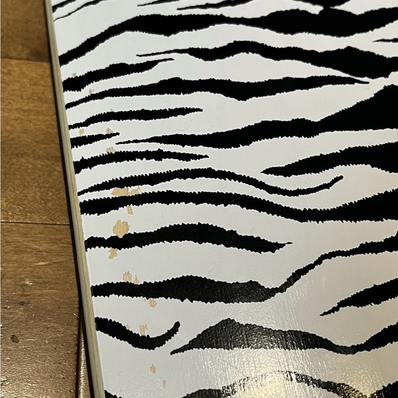 Extremely rare runway saint Laurent 2016 surf sound skateboard in zebra print - Picture 6 of 6